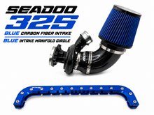 Load image into Gallery viewer, Sea-Doo 350 / 325 Carbon Fiber Cold Air Intake and Intake Manifold Girdle Combo
